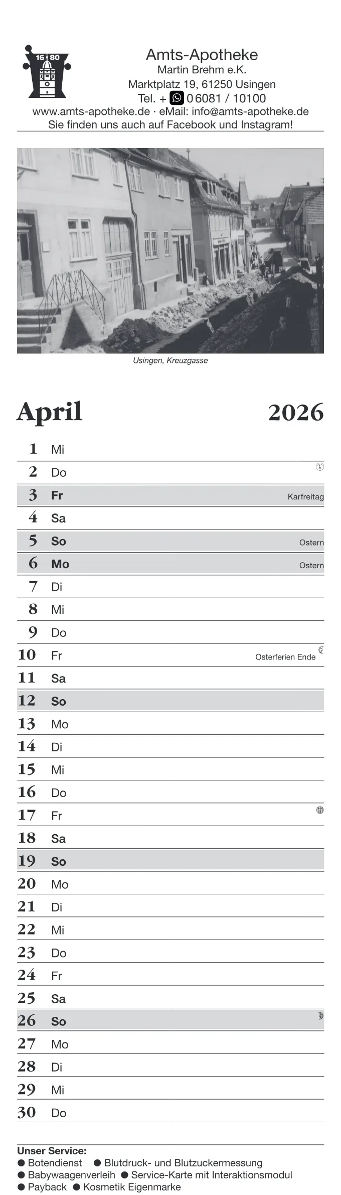 Kalender – 5 / 13