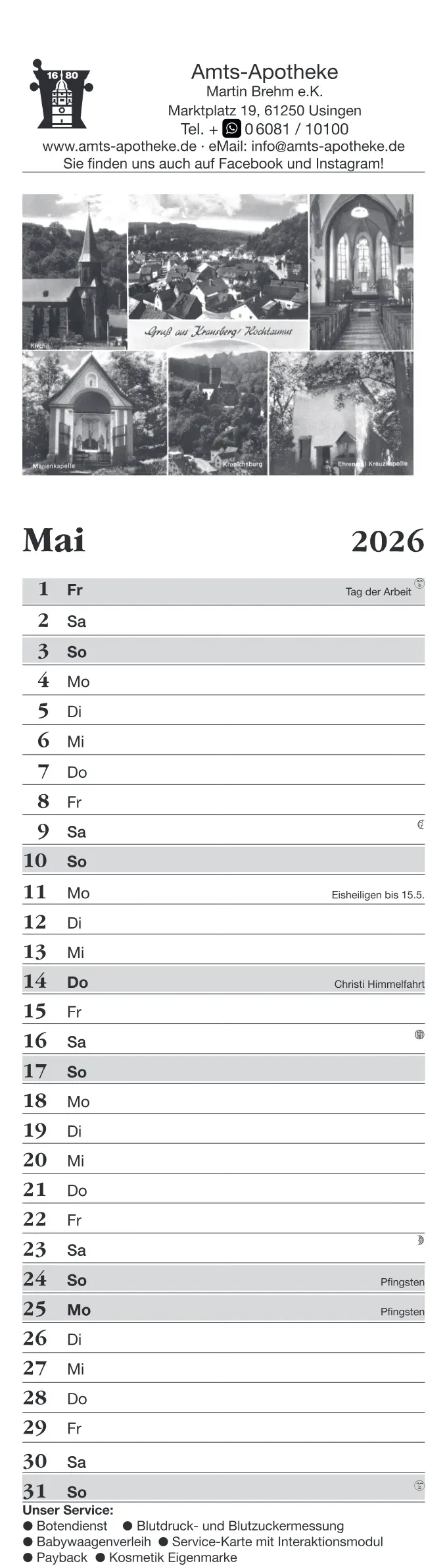 Kalender – 6 / 13