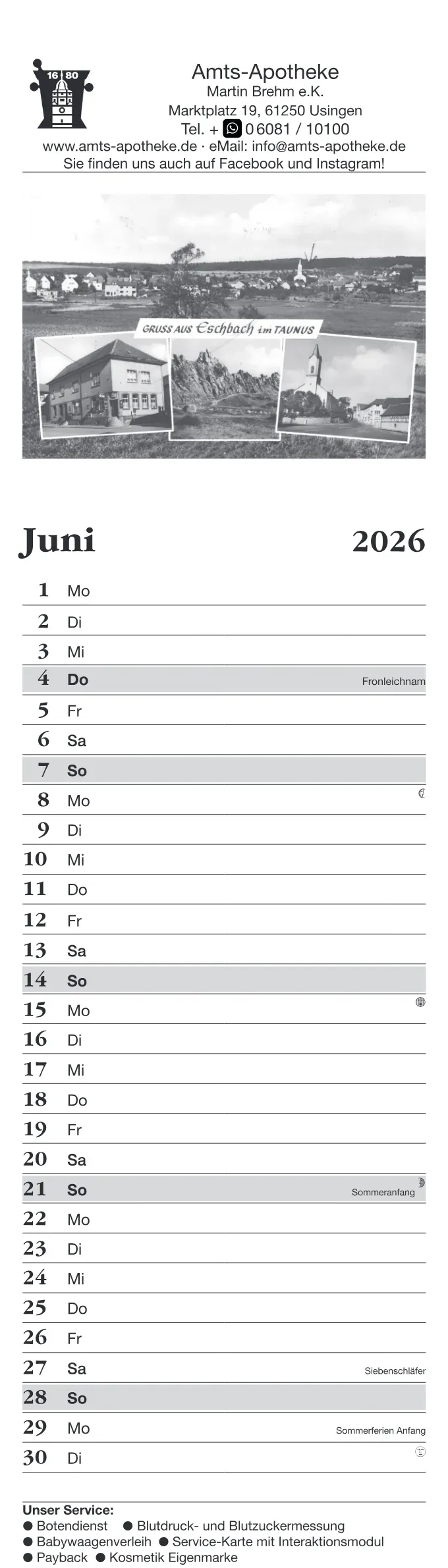 Kalender – 7 / 13