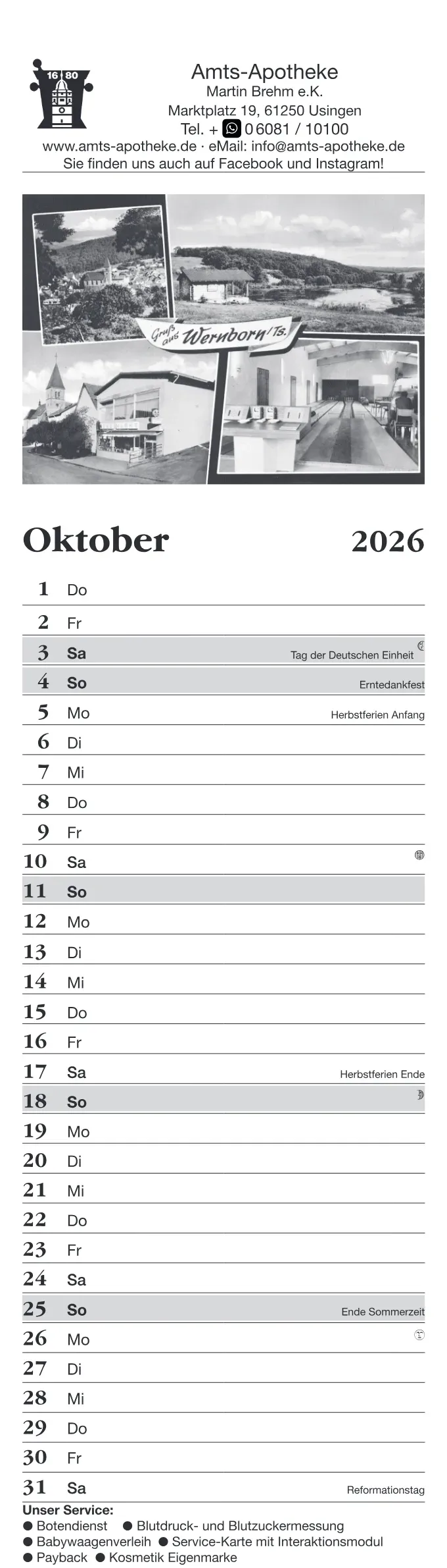 Kalender – 11 / 13
